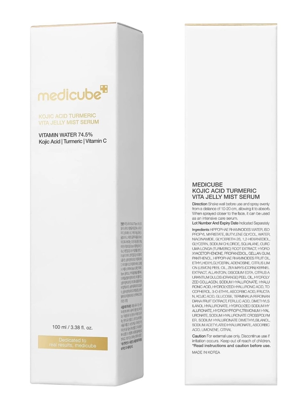 Medicube Kojic Acid Turmeric Vita Jelly Mist Serum